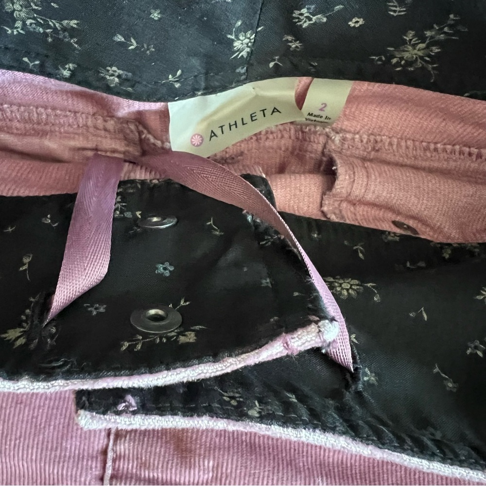 Athleta Ridge Corduroy Mini Skirt Lilac Purple Womens Size 2 - Picture 3 of 7